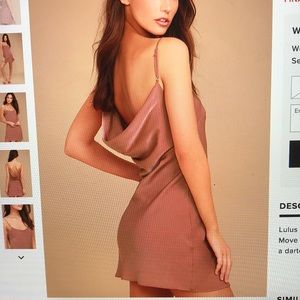 Lulu’s Make A Move Mauve Slip Dress